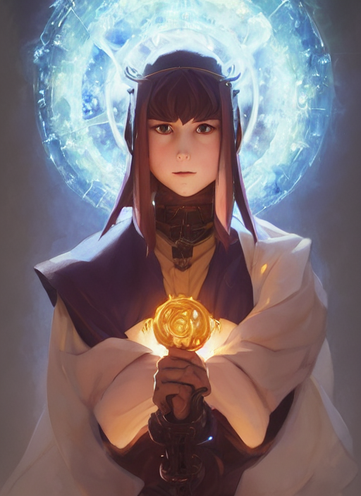 Mage, Fire Emblem, Art By Studio Ghibli And J. C. Leyendecke... — Stable Diffusion AI Prompt: mage, fire emblem, art by studio ghibli and j. c. leyendecker and greg rutkowski...