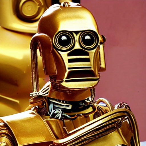 C 3 Po Looks Like Nick Nolte With Spaghetti In His Mouth