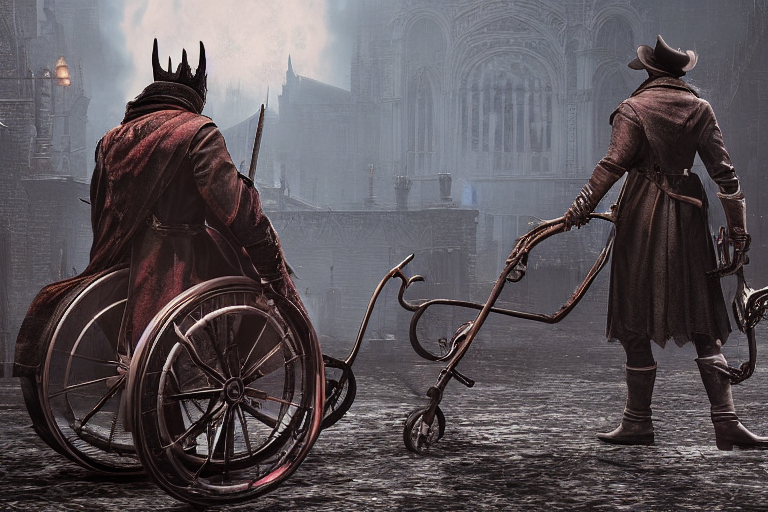 Bloodborne Kart Driving Wheelchair