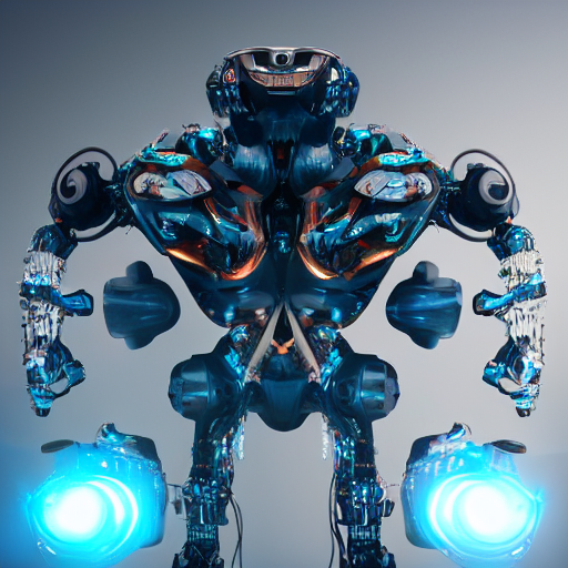 Rendering Of Futuristic Intricate Lamborghini Robot With Sle...