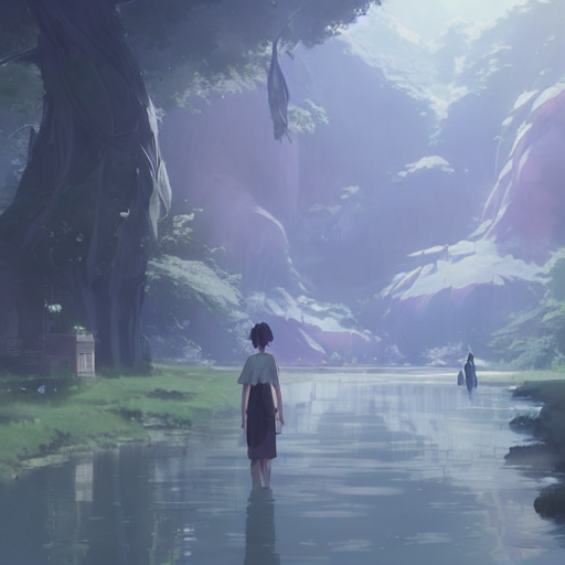 Waking Up From A Dream In Reincarnation, By Makoto Shinkai,...