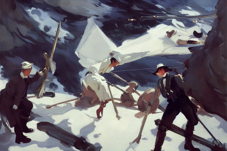 1 9 Century, Airplain Crash, Ice Pole, Jodhpurs Greg Manches...