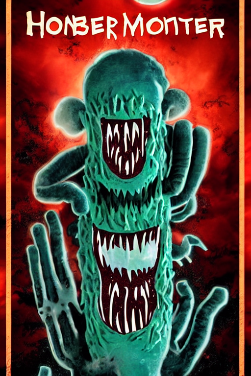 Fridge Monster Horror Sci - Fi Movie Poster
