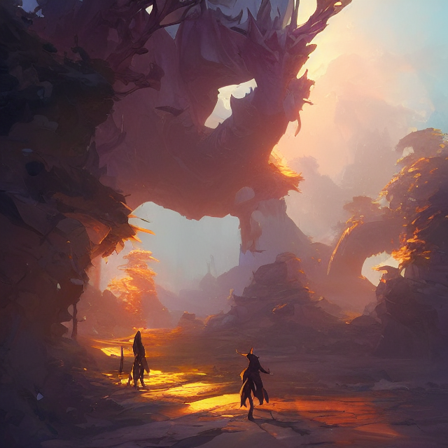 Fantasy World Portal Dramatic Lighting, Cinematic Establishi... — Stable Diffusion AI Prompt: fantasy world portal dramatic lighting, cinematic establishing shot, extremely h...