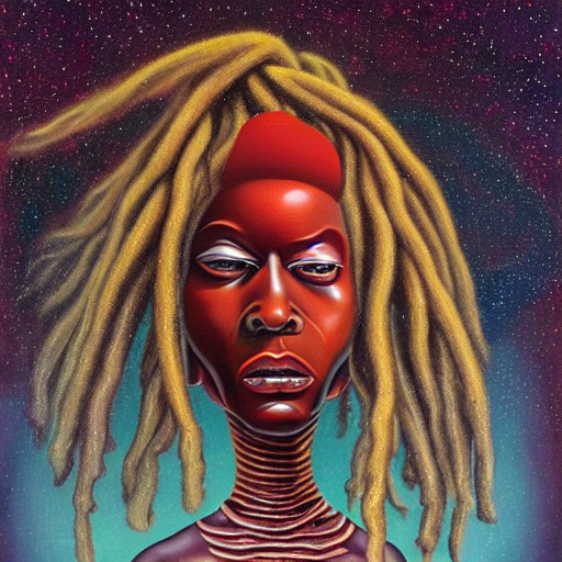 A Surreal Cognitive Illusion Of The Silver Surfer With D...