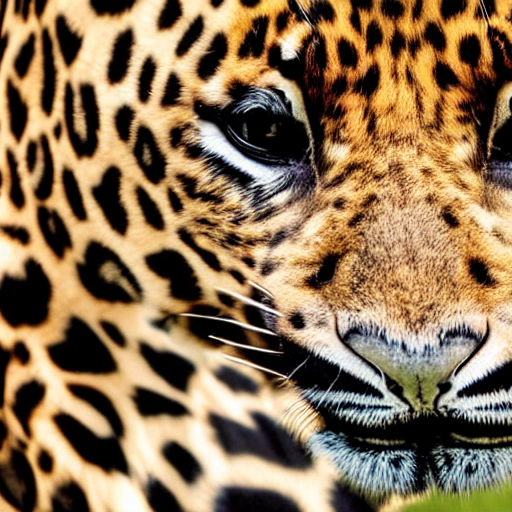 A Photo Of A Leopard Head On A Giraffe Body
