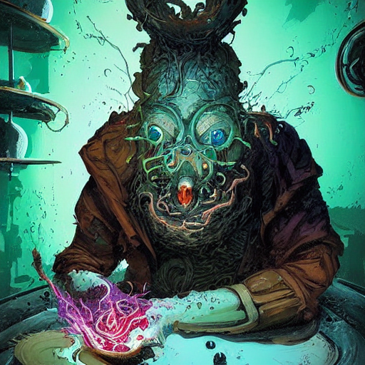 Azathoth Chef In A Kitchen, By Josan Gonzalez Splash Art Gra...