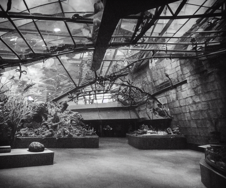 A Low - Fi Analog Photograph. Liminal Space, Monterey Bay Aq...