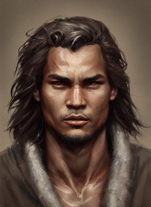 Rugged Frank Dillane, Art By Artgerm And Greg Rutkowski And...