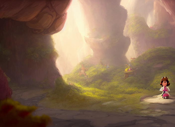 Grumpy Dinsey Princess Leia In A Cave, Fantasy, Concept Art,... — Stable Diffusion AI Prompt: grumpy dinsey princess leia in a cave, fantasy, concept art, artstation, disney,...