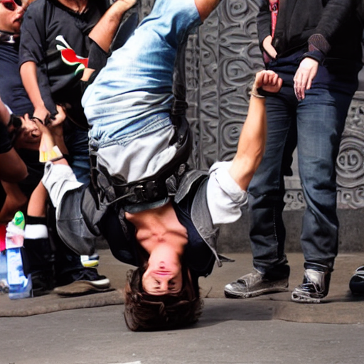 Ryan Reynolds Breakdancing Wearing Leather In Mexico