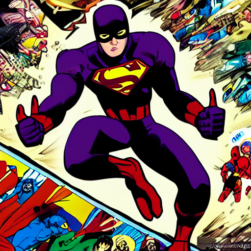 Comic Book Art Of A New Superhero With Digital Powers Named...