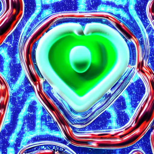 An Anatomically Correct Cybertronic Human Heart Made Of Jell...