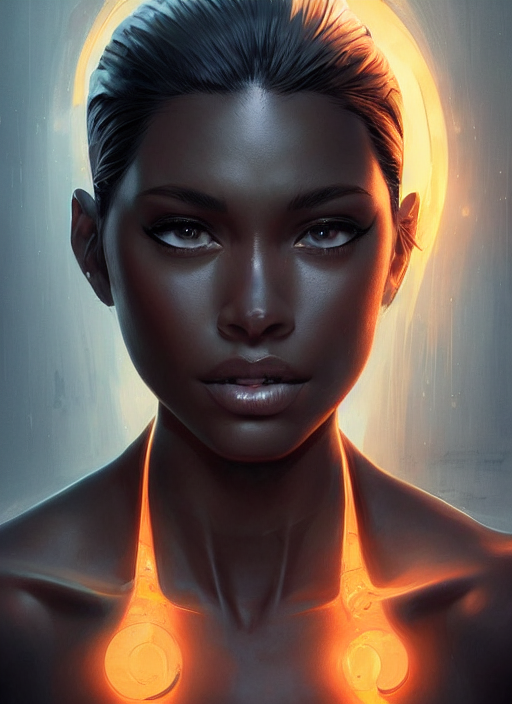 Carbon Goddess, Highly Detailed, Portrait, Digital Painting,...