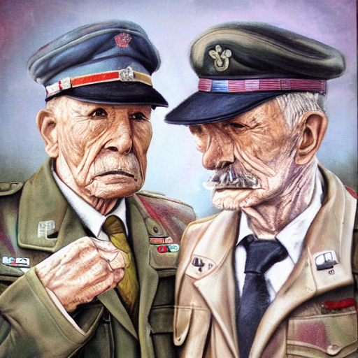 Poignant Portrait Of Two Old War Friends Remembering Their Y...
