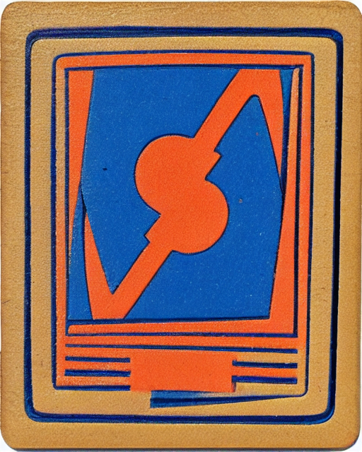 Playing Card Back, Rider Back, Square, Blue, Symmetrical