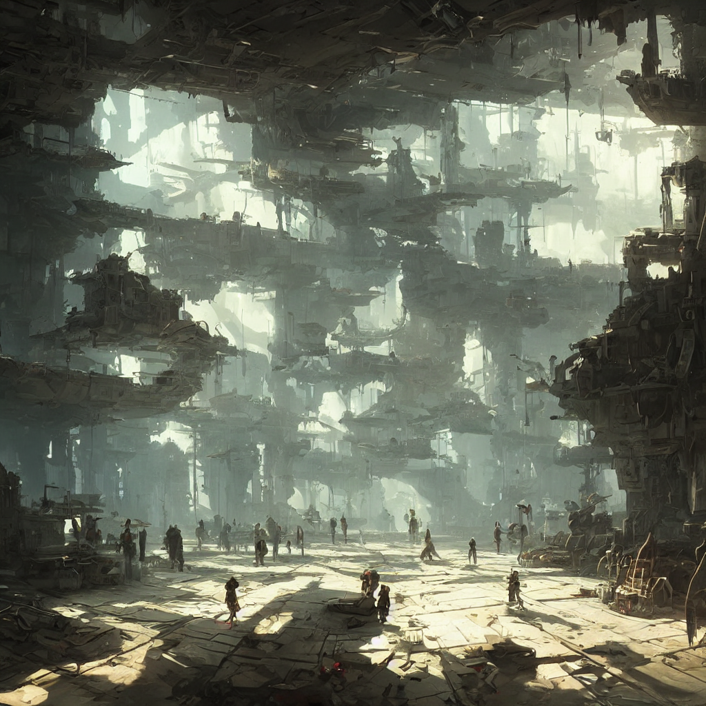 Modern Gaming Environment, Hyper Realistic Concept Art, Art...