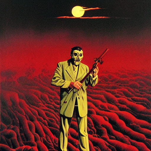 A Man In Old - Fashioned Attire Making His Way Waist - Deep... — Stable Diffusion AI Prompt: a man in old - fashioned attire making his way waist - deep in an infinite sea o...