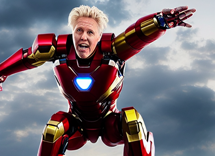 Portrait, Promotional Still Of Gary Busey As Marvels Iron Ma...