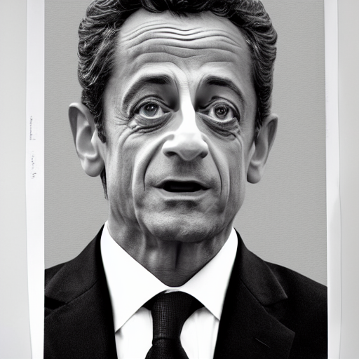 Composite Drawing Of Nicolas Sarkozy, Composite Picture, Cri...