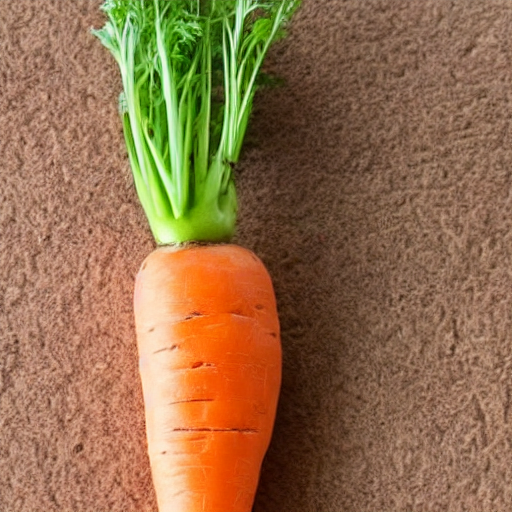 A Carrot That Has Been Stabbed Through A Foot