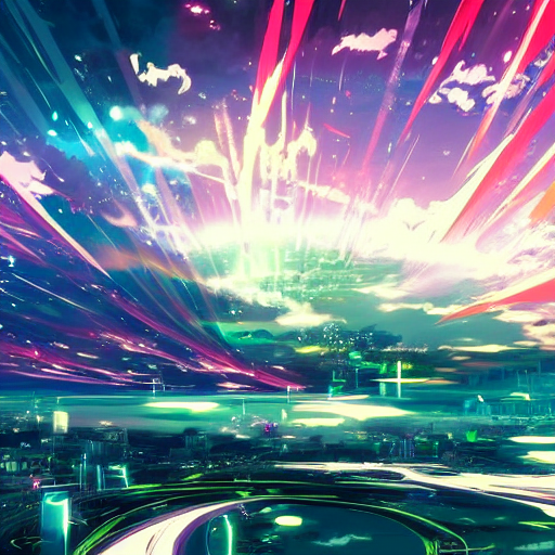 2 0 5 0 S Anime Background Art — Stable Diffusion AI Prompt: 2 0 5 0 s anime background art