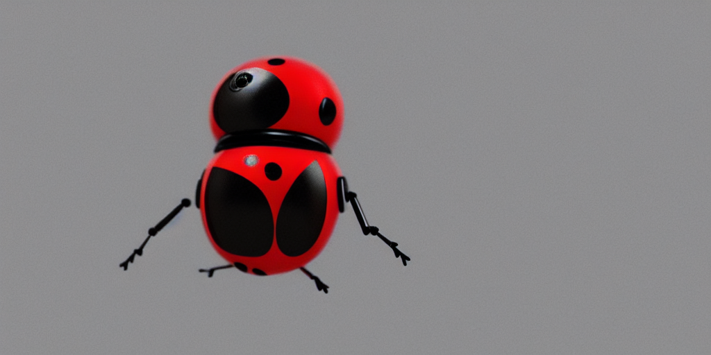 Ladybug Robot, Filmic, Film Grain, 8 K, Rtx