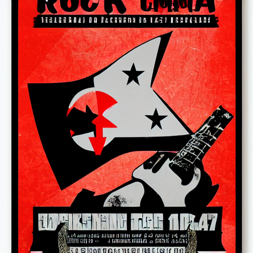 Rock Concert Communist Style Poster Hd