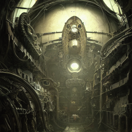 Biomechanical Dieselpunk Vault Of Secrets 4 K Unreal Engine...