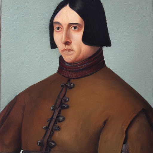 A Portrait Painting Of Roger Trimuel