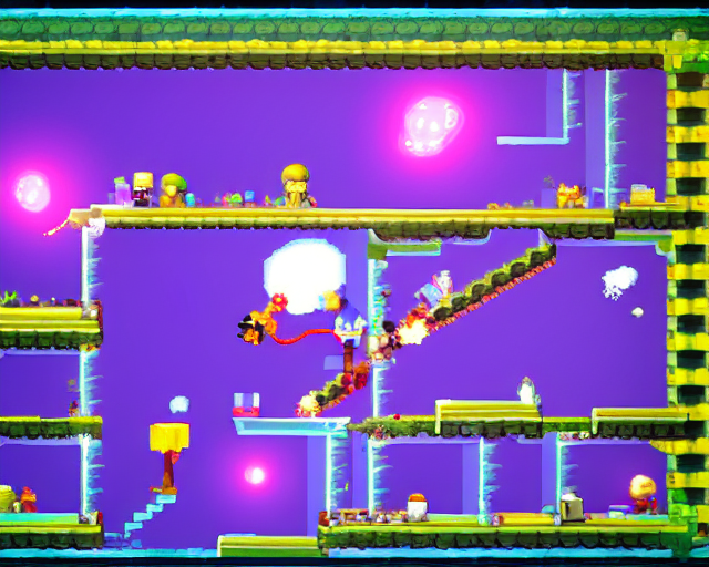 A Screenshot Taken In A Quirky Indie Platformer