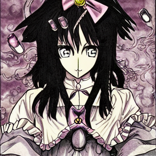 Magical Girl Manga Panel By Kentaro Miura