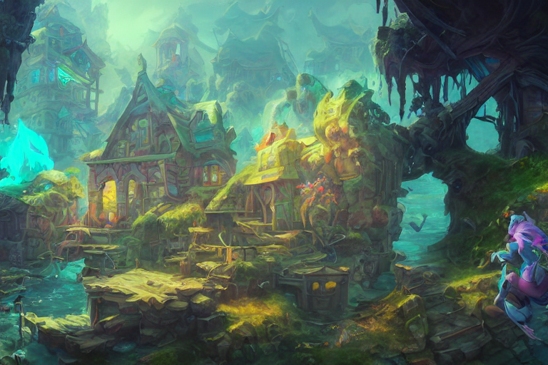 Photo Cartoon Illustration Comic Manga Painting Of Abandoned...