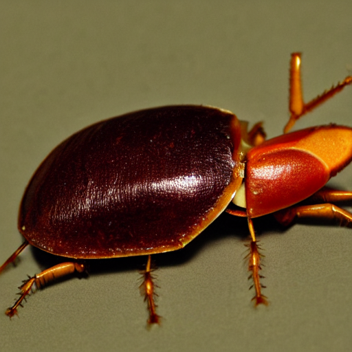 A Peach Cockroach