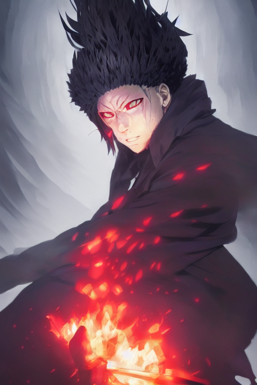 Sukuna From Jujutsu Kaisen, Highly Detailed, Digital Paintin...