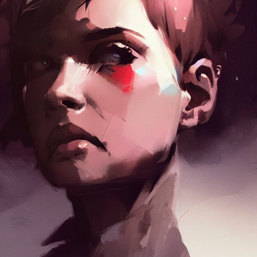 Portrait Of An American Girl With Short Hair, Mens Haircut,...