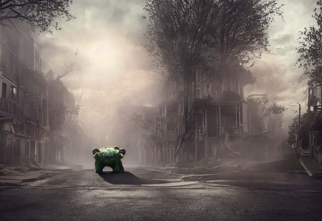 Vfx Color Film Medium Shot, Monster Creature By Aaron Sims,...