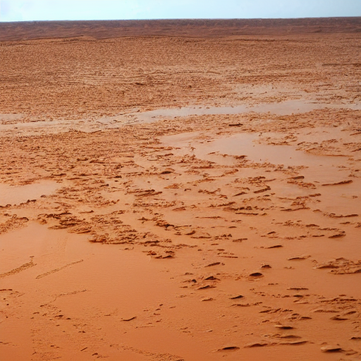 A Flash Flood In The Sahara Desert