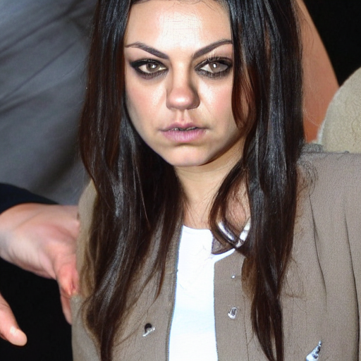 Mila Kunis Pouting