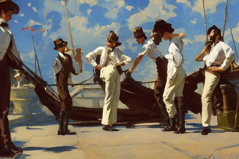 1 9 Century, Saint Peterburgs Port, Jodhpurs Greg Manchess P...