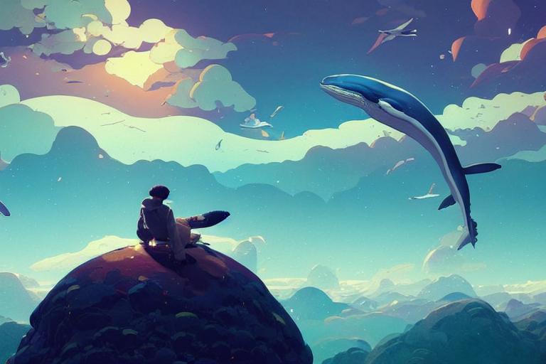 Beautiful Landscape, Beauty, Whale In The Sky, Rule Of Third...