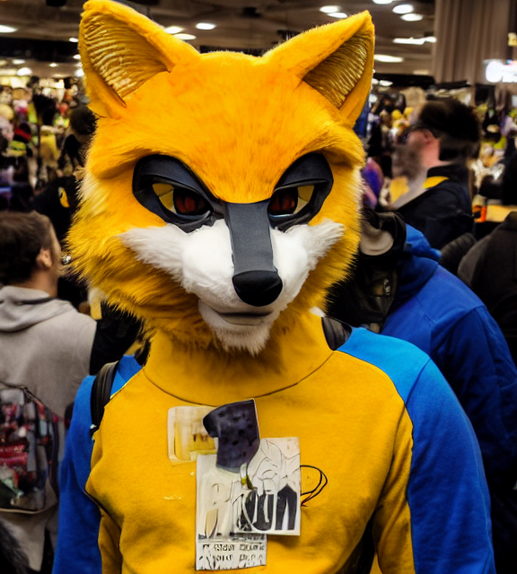 Lemonbrat Studios Fox Fursuit, Masculine Fursuiter, Candid P... — Stable Diffusion AI Prompt: lemonbrat studios fox fursuit, masculine fursuiter, candid photo of a fursuiter...