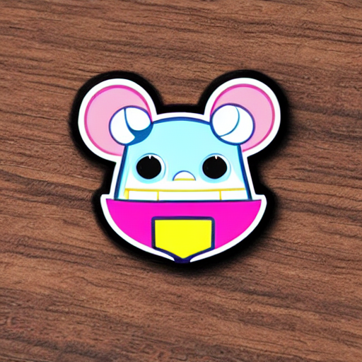 Cute Miss Mascot Lovdisc Lovdisc Luvdisc Super Hero Sticker...