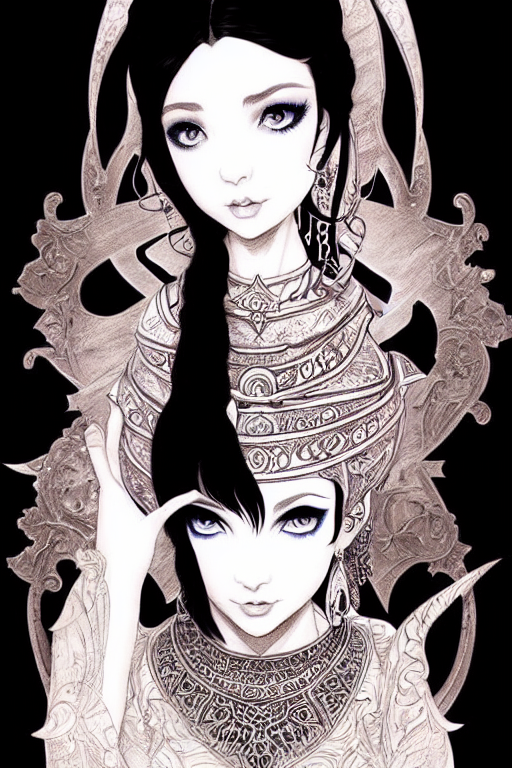 Beautiful Ink Sketch, Arabic Aladdin Spqr Rome Ilya Kuvshino...