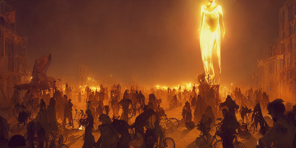 Burning Man 2 0 7 7 At Night By Denis Villeneuve Tom Anders...