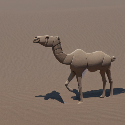Camel Made From Sand, By Shunji Dodo, 8 K Resolution, High Q...