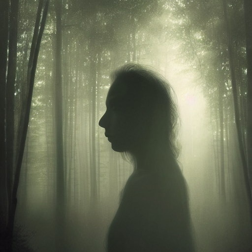 Mysterious Negative Space Portrait Of An Invisible Hollow Em...