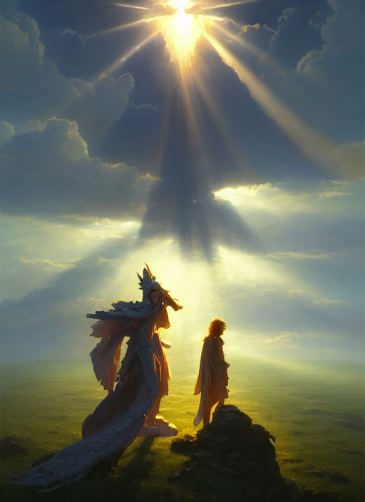 The Prince Of The Sun, Volumetric Lighting, Crepuscular Rays...