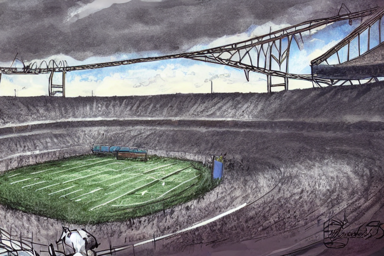 Photo Cartoon Bd Illustration Comic Manga Painting Of Stadiu...