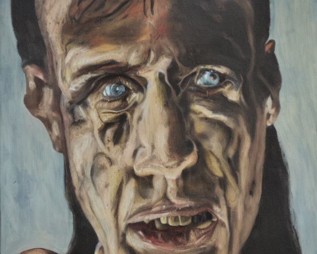 Requiem For O. M. M. 2, Oil On Canvas